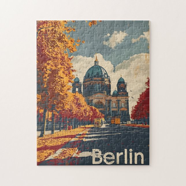 Berliner Dom Vintag Puzzle (Vertikal)