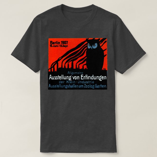 Berliner Exposition von 1907 T-Shirt (Design vorne)