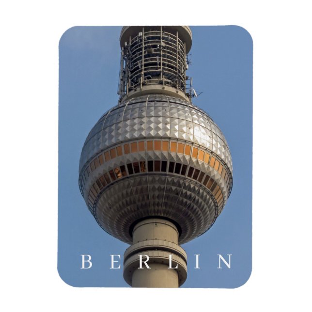 Berliner Fernsehturm naher Kühlschrankmagnet Magnet (Vertikal)