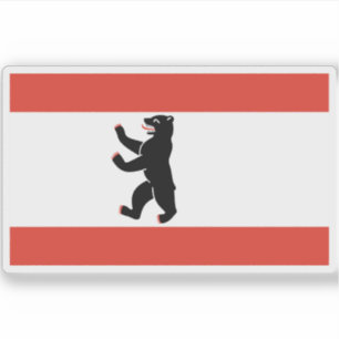 Berliner Flagge Aufkleber