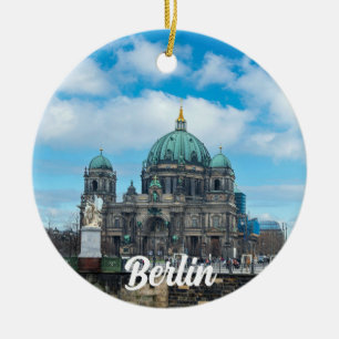 Berliner Kathedrale und Fernsehturm in Berlin Keramik Ornament
