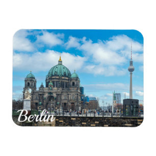 Berliner Kathedrale und Fernsehturm in Berlin Magnet