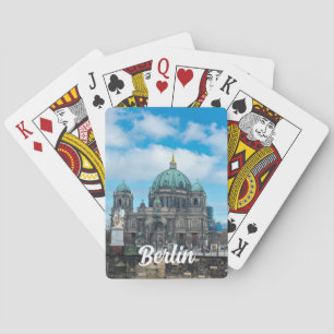 Berliner Kathedrale und Fernsehturm in Berlin Spielkarten