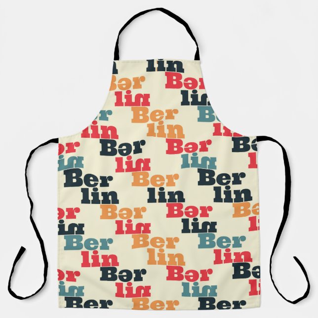 Berliner Kreativmuster Schürze (Vorderseite)