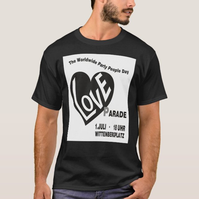 Berliner Liebe-Parade 1989  T-Shirt (Vorderseite)