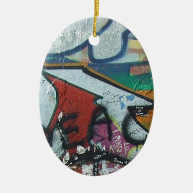 Berliner Mauer Design Keramikornament (Vorne)