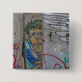 Berliner Mauer Graffiti-Kunst Button
