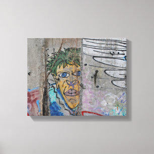 Berliner Mauer Graffiti-Kunst Leinwanddruck