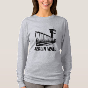 Berliner Mauer Künstlerischer T - Shirt - Symbol d