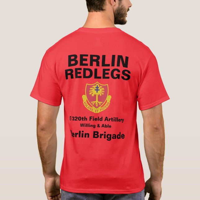 Berliner Redleg-Shirt T-Shirt (Rückseite)