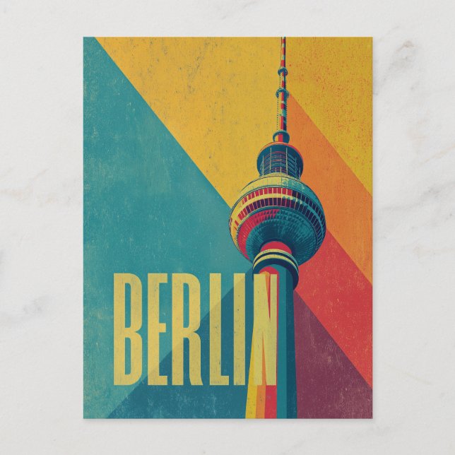 Berliner Retro Postkarte (Vorderseite)