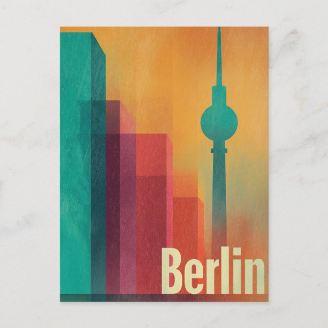 Berliner Retro Postkarte (Vorderseite)
