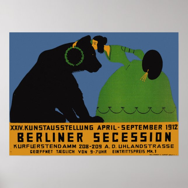 Berliner Secession Poster (Vorne)