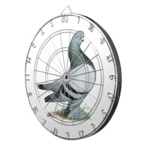 Berliner Tumbler Pigeon Blue Bar Dartscheibe