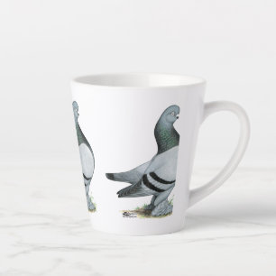 Berliner Tumbler Pigeon Blue Bar Milchtasse