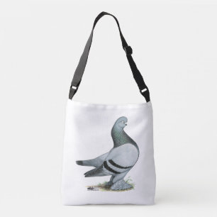 Berliner Tumbler Pigeon Blue Bar Tragetaschen Mit Langen Trägern
