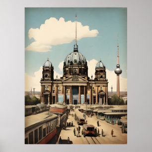 Berliner Vintage-Plakat Poster