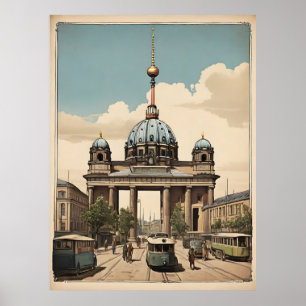 Berliner Vintage-Plakat Poster