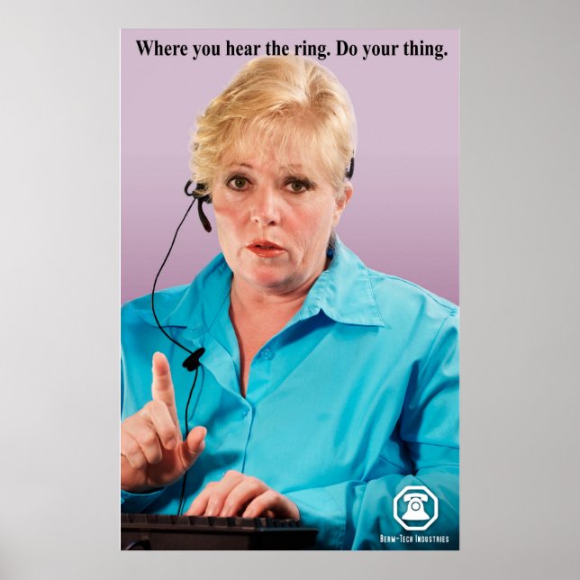 Berm-Tech, wo Sie den Ring hören. Poster (Vorne)