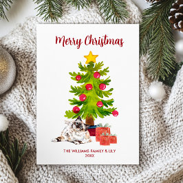 Berman Cat Family Christmas Feiertagskarte