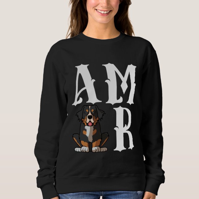 Bermese Mountain Dog Love r Sweatshirt (Vorderseite)