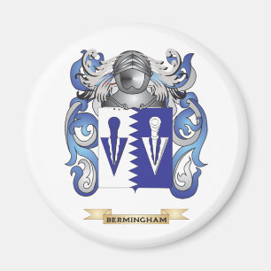 Bermingham-Wappen (Familienwappen) Magnet