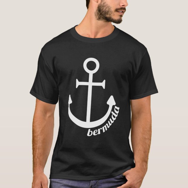Bermuda Ankerprodukt - Geschenk oder Souvenir T-Shirt (Vorderseite)