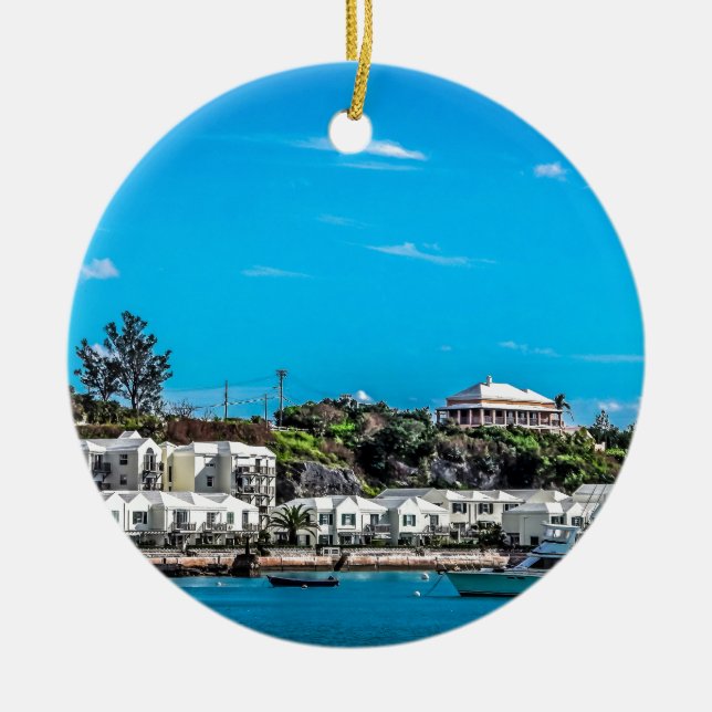 Bermuda-Ansicht Keramikornament (Vorne)