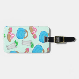 Bermuda Bag Sandals Minze Julep Preppy Gepäckanhänger