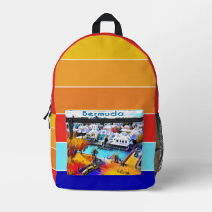 Bermuda Bedruckter Rucksack