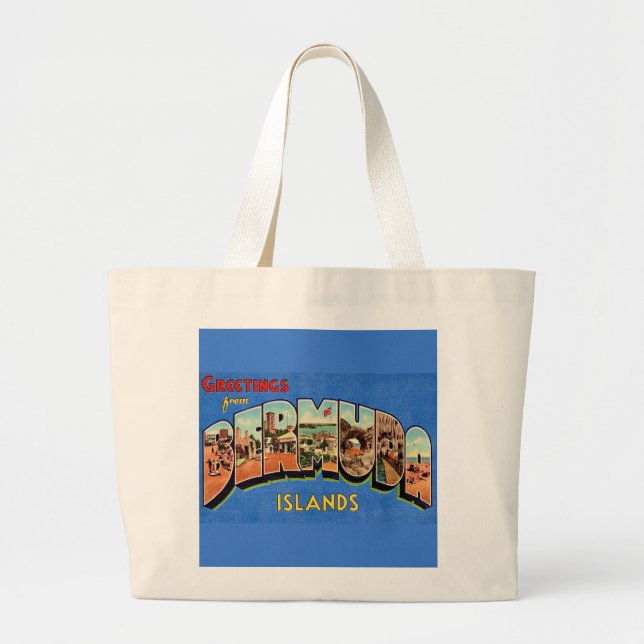 Bermuda Blaue Tasche (Vorne)