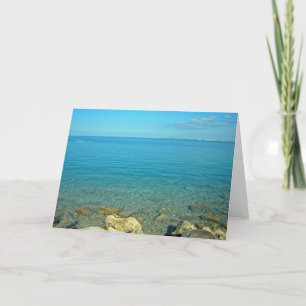 Bermuda Blue Green Waters Karte