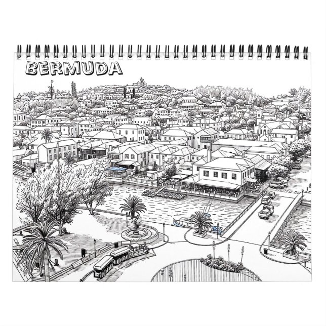 Bermuda Colorize Kalender (Titelbild)