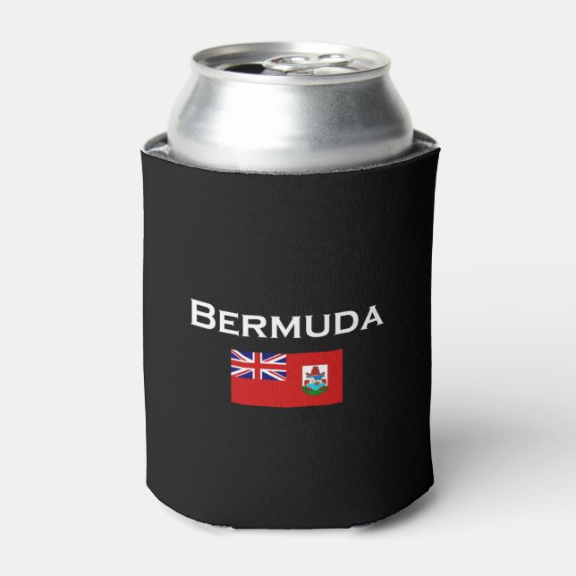 Bermuda Country Flag Dark Color Dosenkühler (Kanne Vorderseite)