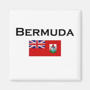 Bermuda Country Flag Light Color Magnet