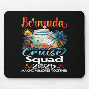 Bermuda Cruise Squad 2025 Bermuda Friend Family Cr Mousepad