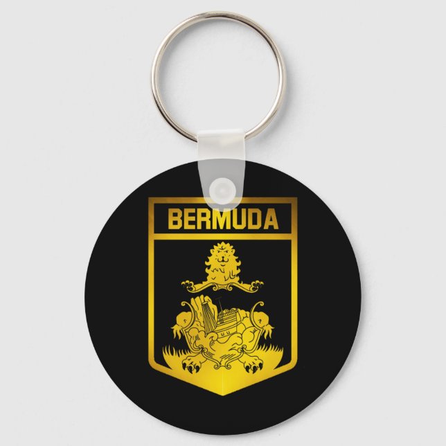 Bermuda Emblem Schlüsselanhänger (Vorderseite)