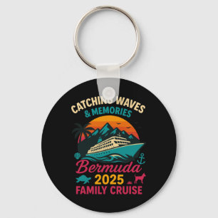 Bermuda-Familienkreuzfahrt 2025 Urlaubs-T-Shirt fü Schlüsselanhänger