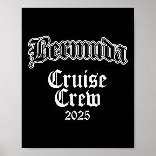 Bermuda-Familienkreuzfahrt-Besatzung 2025 Poster
