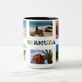 Bermuda Ferien 6 Fotos Collage Erstellen Sie Ihre Zweifarbige Tasse