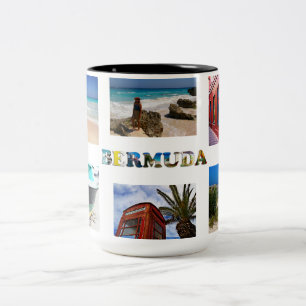 Bermuda Ferien 6 Fotos Collage Erstellen Sie Ihre Zweifarbige Tasse