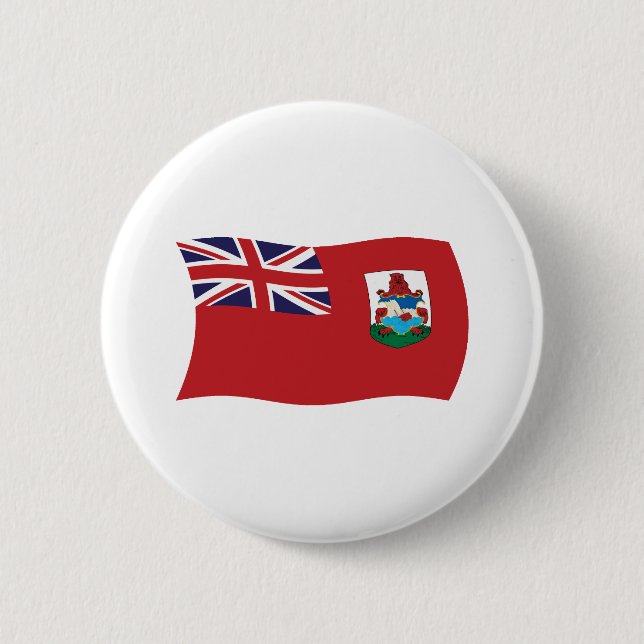 Bermuda-Flag-Knopf Button (Vorderseite)