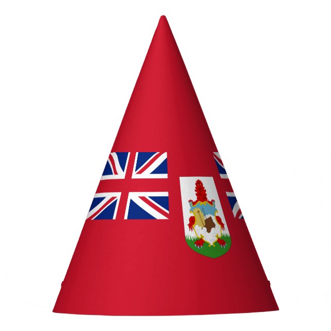 Bermuda-Flag-Party Partyhütchen (Vorderseite)