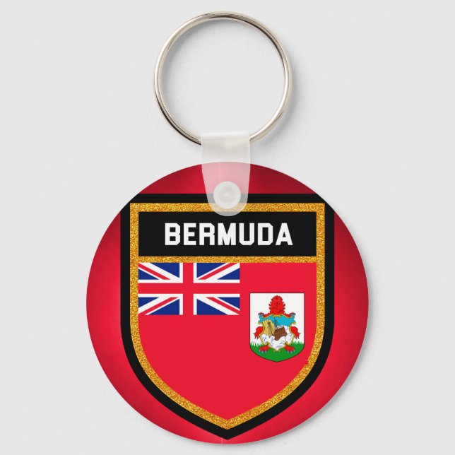 Bermuda Flag Schlüsselanhänger (Vorderseite)