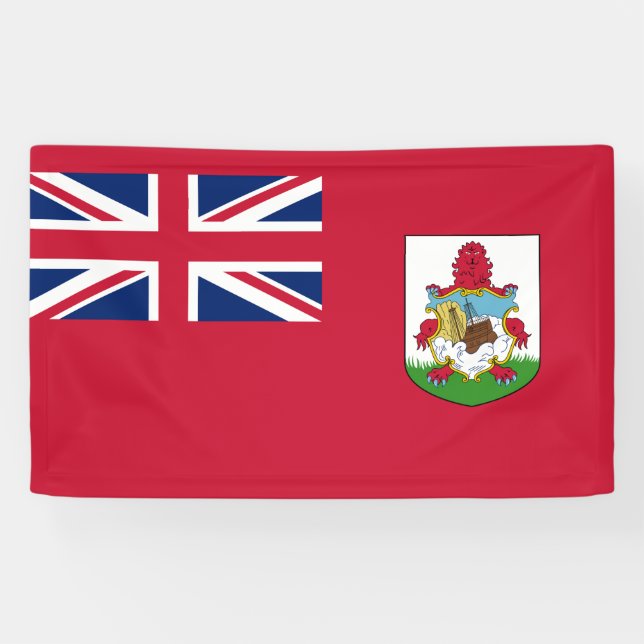 Bermuda-Flagge (Bermudian) (Karibische Inseln) Banner (Horizontal)