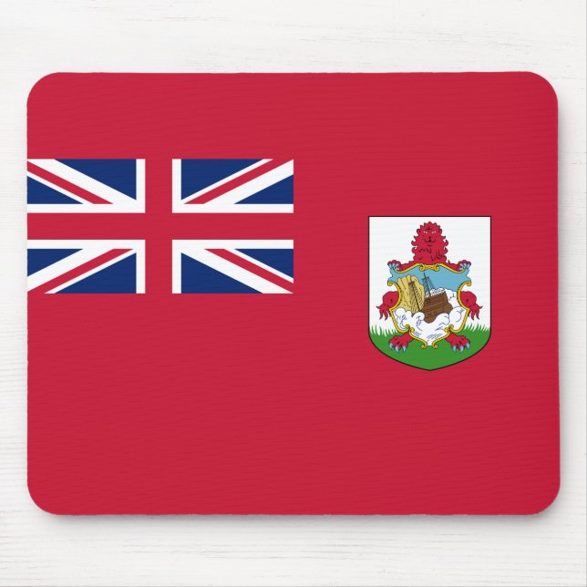 Bermuda-Flagge (Bermudian) (Karibische Inseln) Mousepad (Vorne)