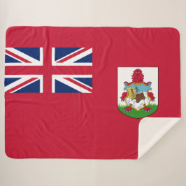 Bermuda-Flagge (Bermudian) (Karibische Inseln) Sherpadecke