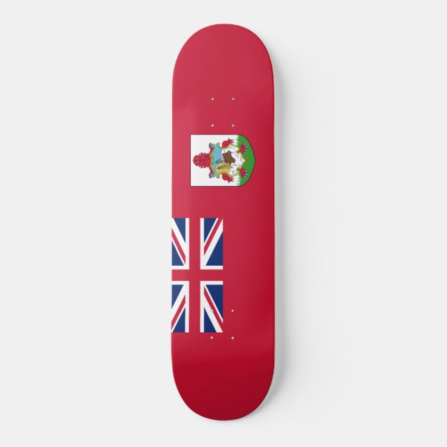 Bermuda-Flagge (Bermudian) (Karibische Inseln) Skateboard (Vorderseite)