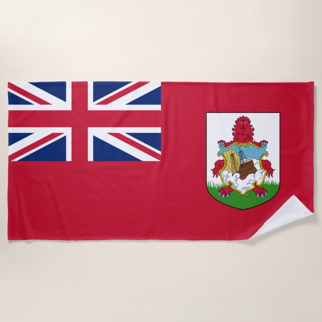 Bermuda-Flagge (Bermudian) (Karibische Inseln) Strandtuch (Vorderseite)