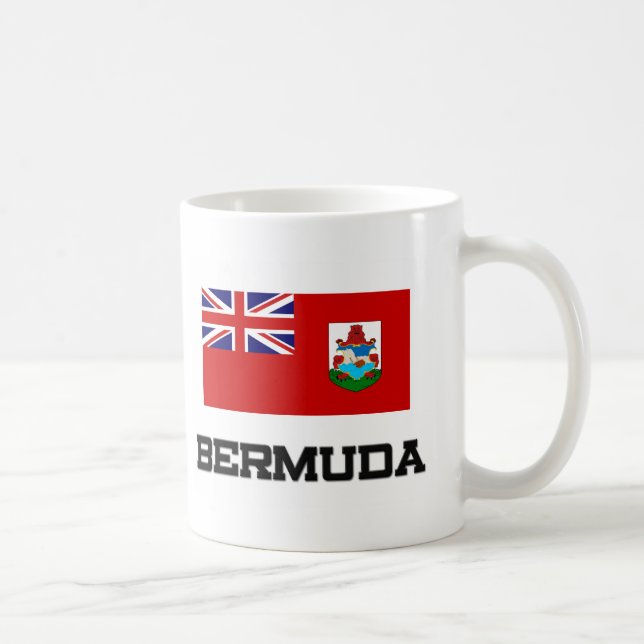 Bermuda-Flagge Kaffeetasse (Rechts)